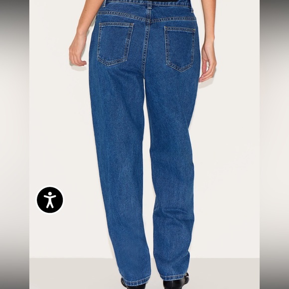 Prettylittlething High-Rise Blue Indigo Women’s Jeans Size 2 New with Tags - Picture 6 of 7